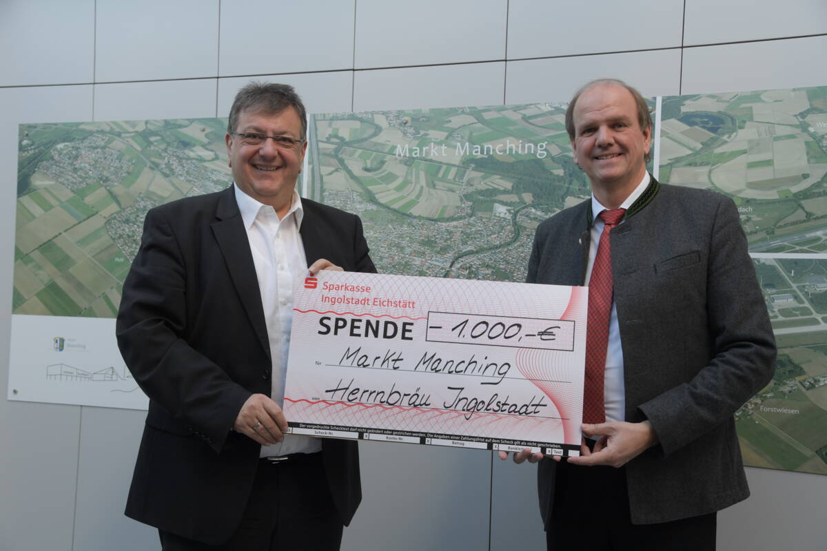 Spendenübergabe